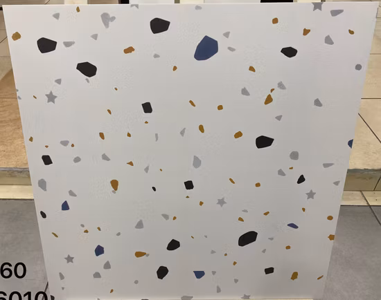 Popular Home Decoration Building Material 600*600mm Porcelain Matte Floor Antique Terrazzo Rustic Tile