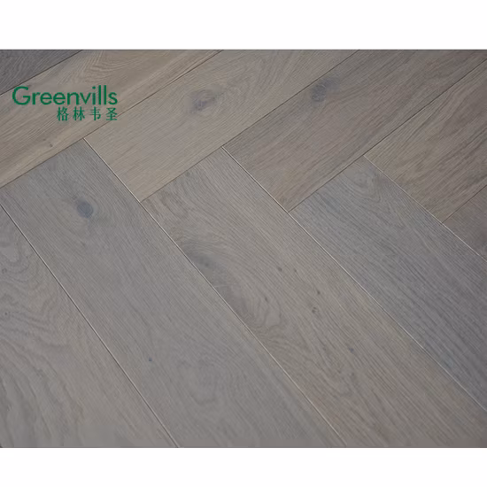 15mm Modern Engineered Chevron Wood Flooring Oak Parquet Floor Tiles