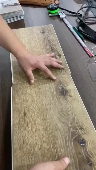 Europe America Unilin Valinge Click Good Price Waterproof HDF Wooden Color Plastic Floor/Piso Laminado/Laminated Laminate Wood Vinyl Plank Tile for Hotel