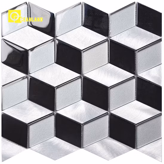 Hot Sale New White and Black Porcelain Mosaic Tile Price